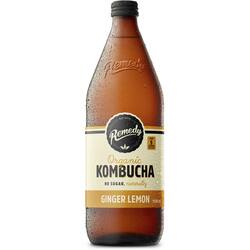 Remedy Organic Kombucha Ginger Lemon 750ml