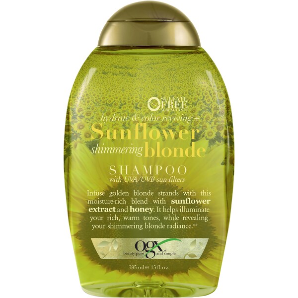 OGX Sunflower Shimmering Blonde Shampoo 385ml