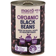Macro Organic Black Bean No Added Salt