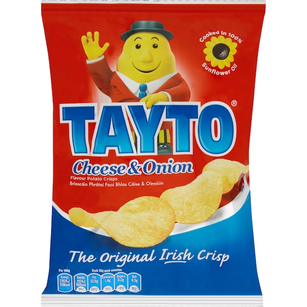 Tayto Cheese & Onion Chips 35g