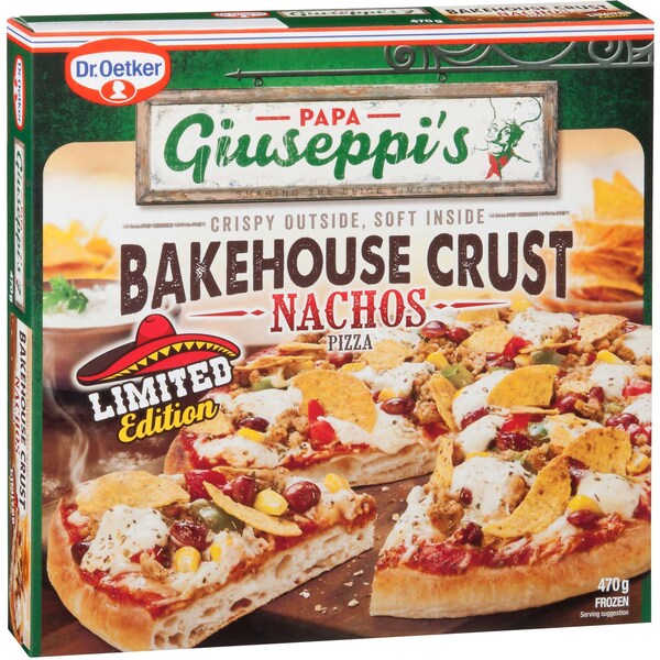 Papa Giuseppi's Bakehouse Crust Nachos Pizza 470g