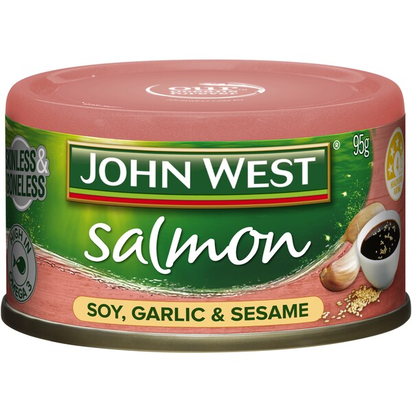 John West Salmon Tempters Soy Garlic & Sesame 95g