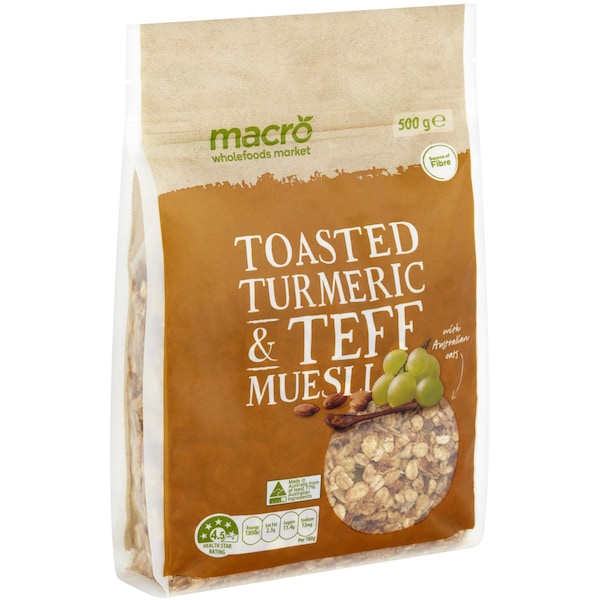 Macro Turmeric&Teff Muesli  500g