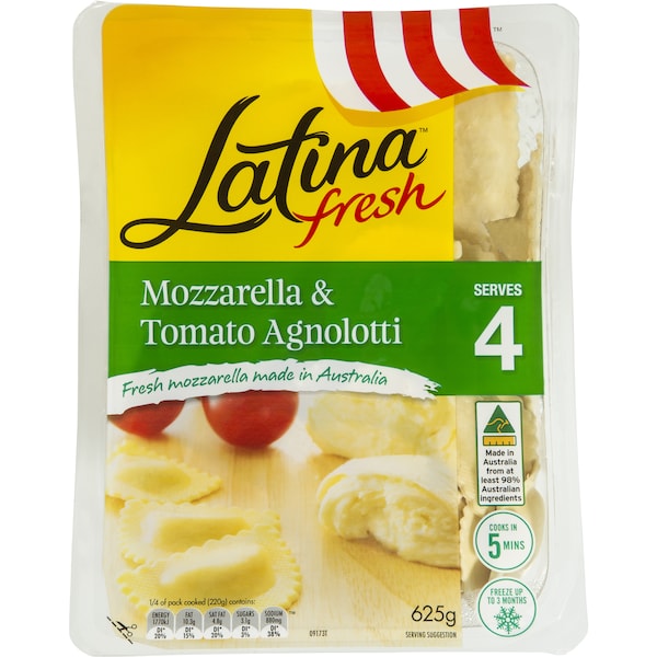 Latina Fresh Agnolotti Mozzarella & Tomato 625g