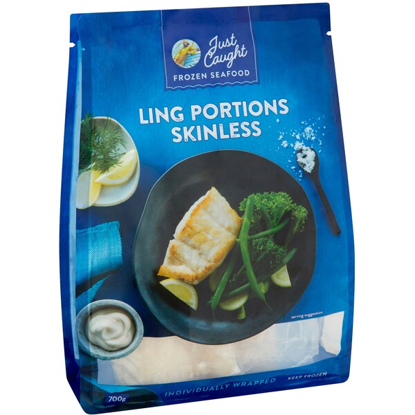 Just Caught Ling Skinless Portions 700g