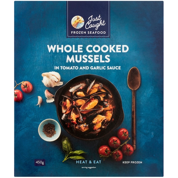 Just Caught Tomato And Garlic Mussels 450g