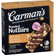 Carman's Nut Bars Dark Chocolate Coconut & Macadamia