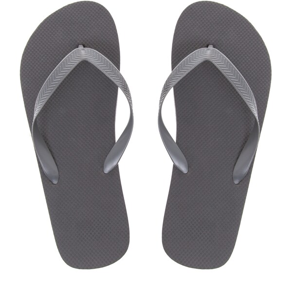 Woolworths Mens Thongs Charcoal Small Size -7/8 each