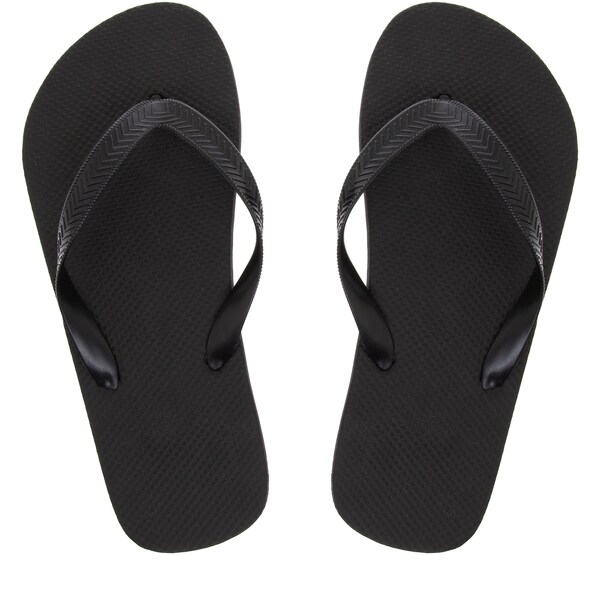 Woolworths Mens Thongs Black Medium Size - 9/10 Each