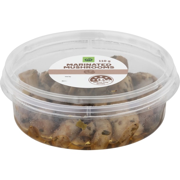 Woolworths Marinated Button Mushrooms 110g