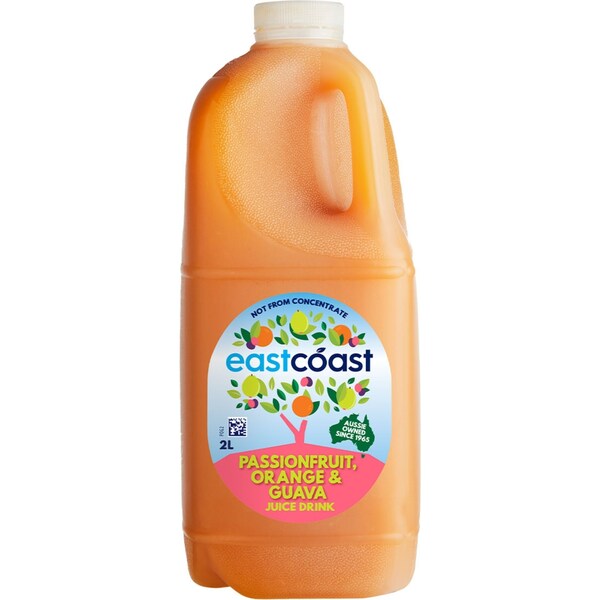 Eastcoast Passionfruit Orange & Guava Juice Drink 2L