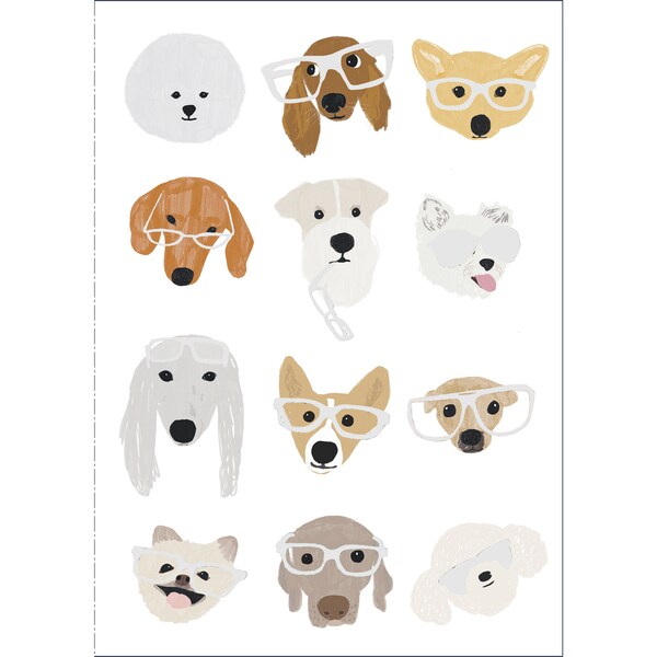 Papyrus Happy Birthday Card Dogs Pictures Each