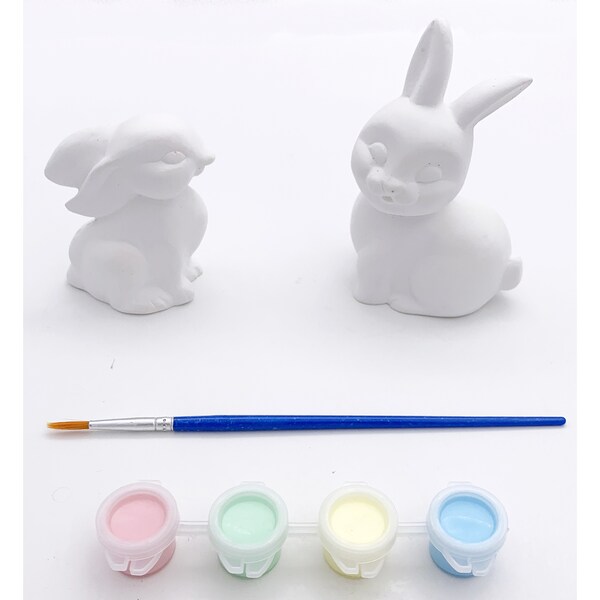 Easter Diy Bunny Paint Set 2 Pack