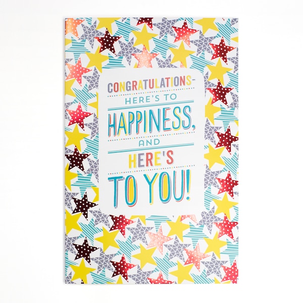 John Sands Greeting Card Congratulations Stars Each