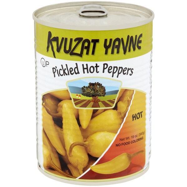Kvuzat Yavne Pickled Hot Peppers 540g