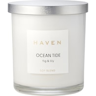 Haven 10.1cm Ocean Tide Fig & Lily Soy Blend Candle