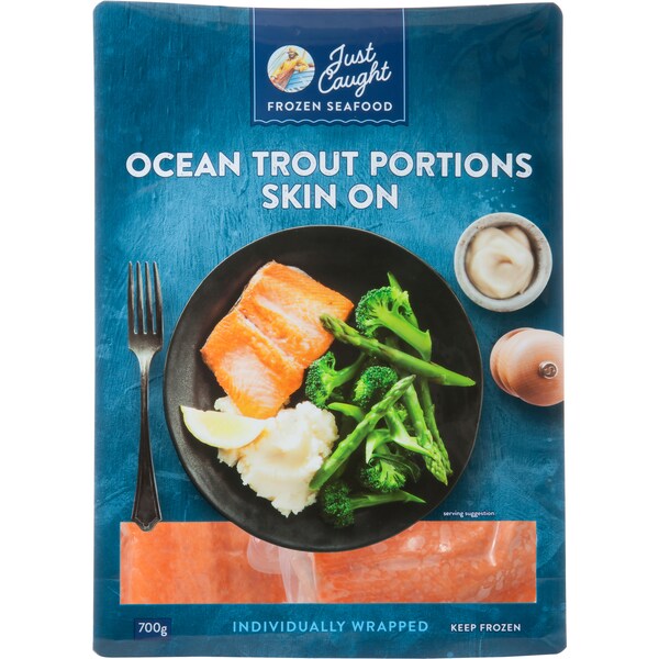 Just Caught Ocean Trout Portions  700g