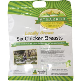 Mt Barker Mt Barker Free Range Chicken Breast Fillets 1.2kg - 1.8kg