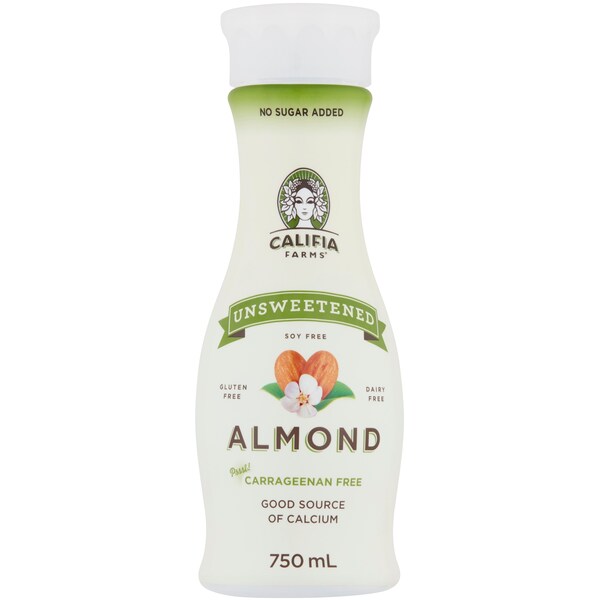Califia Farms Unsweetened Almond 750ml