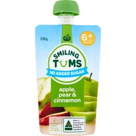 Woolworths Smiling Tums Apple Pear & Cinnamon
