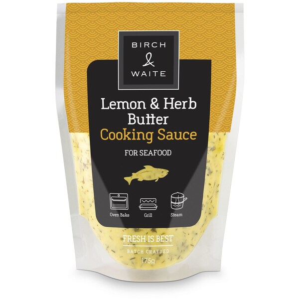 Birch & Waite Lemon Herb Butter Cooking Sauce 175g