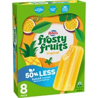 Peters Frosty Fruits Tropical 50% Less Sugar