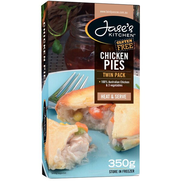 Jase's Kitchen Gluten Free Chicken Pies 2 Pack