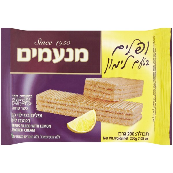 Manamin Lemon Wafers 200g