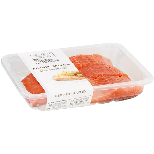 Salamanca Seafood Company Atlantic Salmon Skin-On Fillets 460g