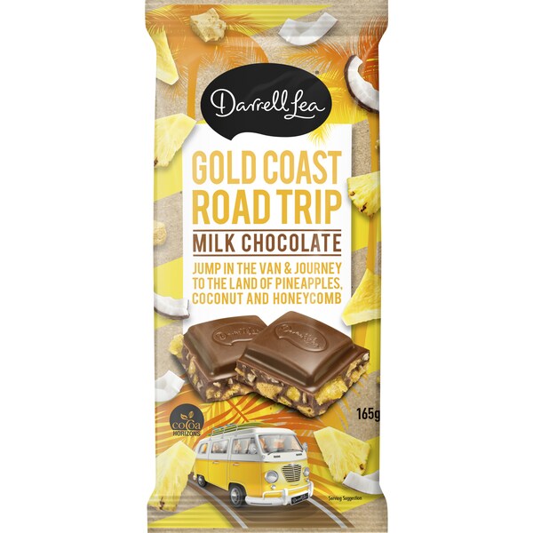 Darrell Lea Gold Coast Road Trip Chocolate 165g