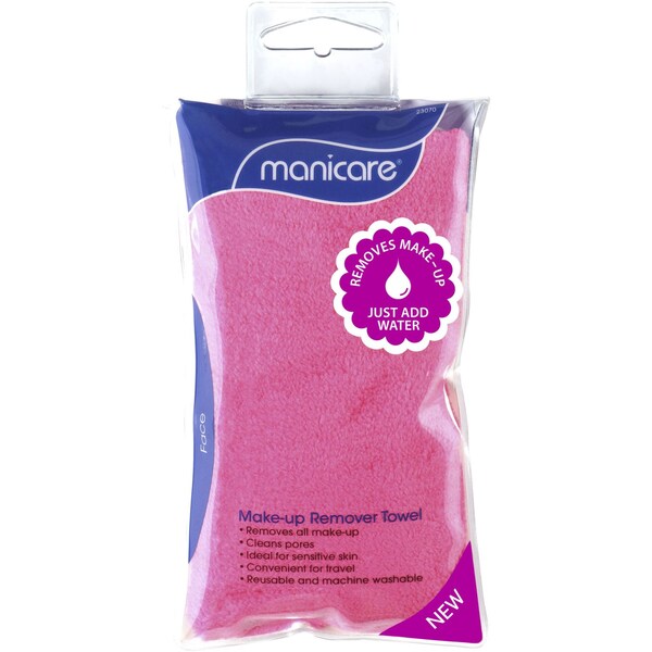 Manicare Pink Make Up Remover Towel Each