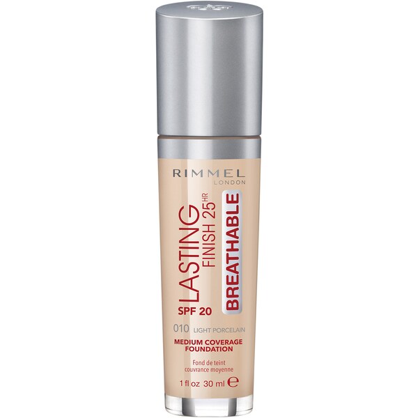 Rimmel London Lf Breathable Foundation Porcelain 30mL