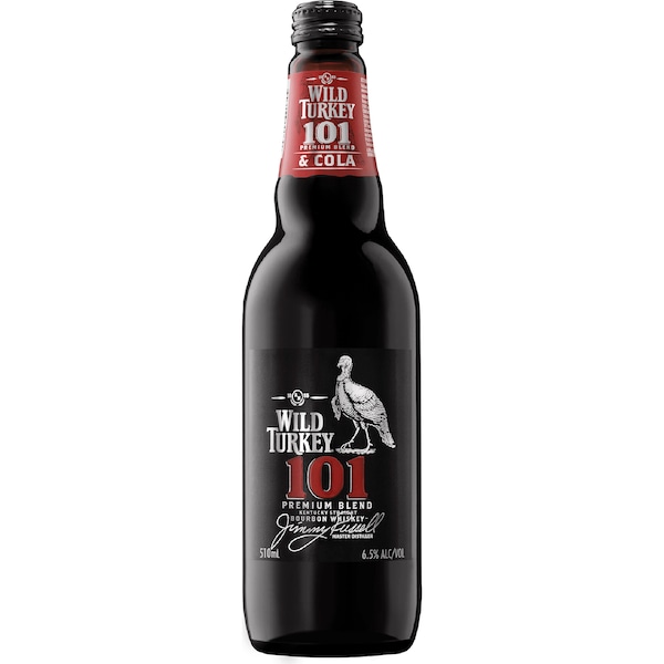 Wild Turkey 101 & Cola 510mL
