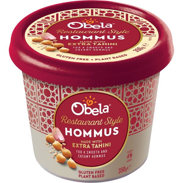 Obela Restaurant Style Hommus 350g