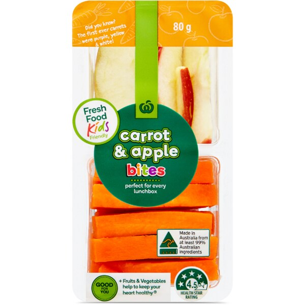 Woolworths Carrot & Apple Bites 80g