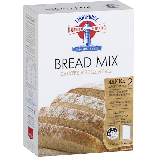 Lighthouse Wholemeal Crusty Bread Mix 1.2kg