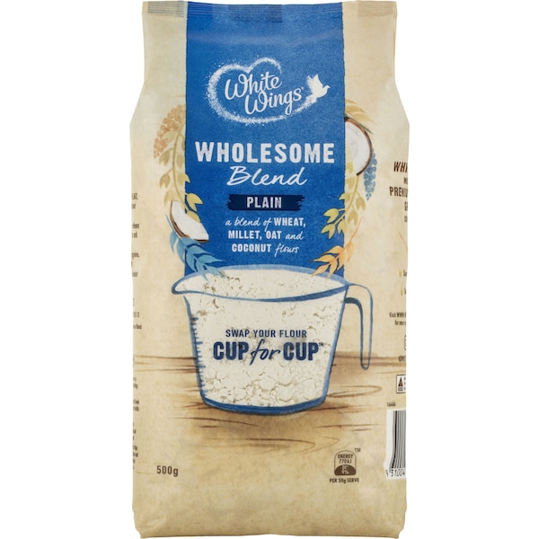White Wings Wholesome Blend Plain Flour 500g