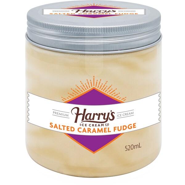 Harry's Ice Cream Co Salted Caramel Ice Cream 520mL