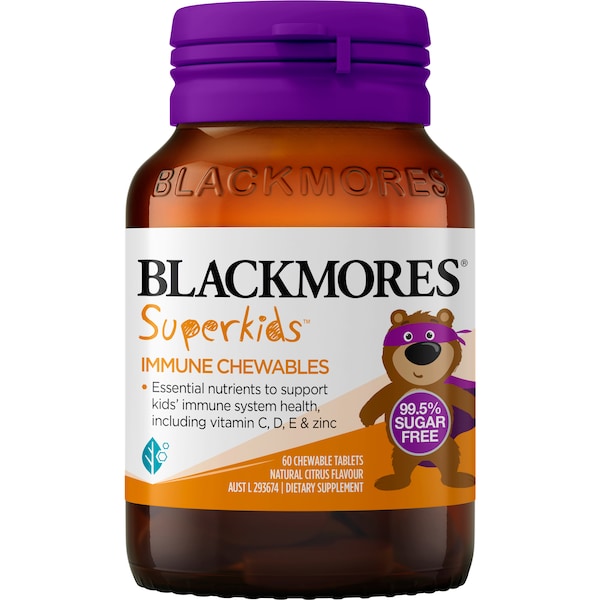 Blackmores Superkids Immune Kids Health Vitamin C Chewables 60 pack