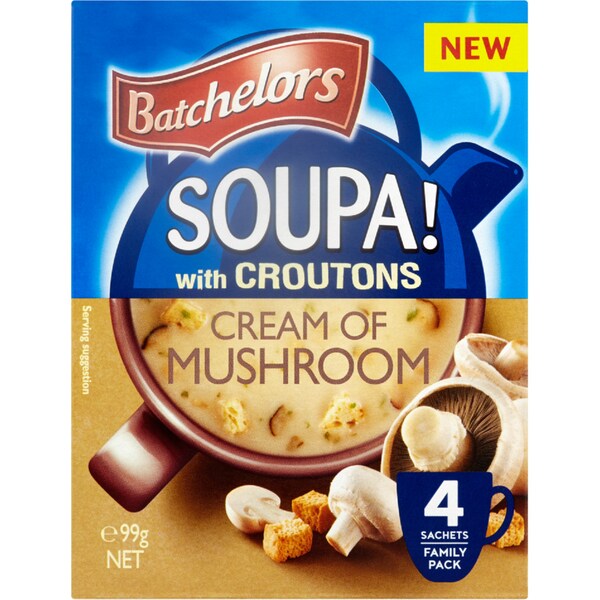 Batchelors Soupa Cream Of Mushroom 99g