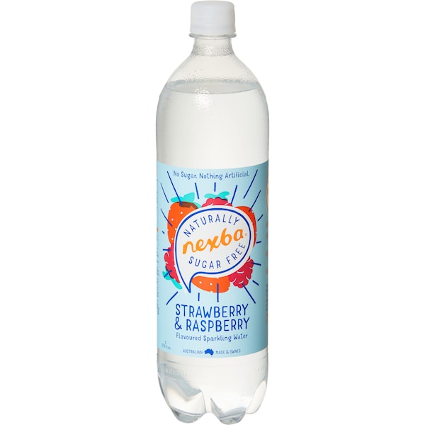 Nexba Strawberry & Raspberry Mineral Water 1L