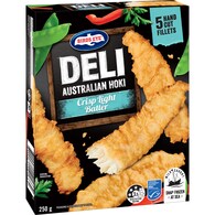 Birds Eye Deli Australian Hoki Fillets Light Batter