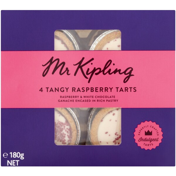 Mr Kipling Tangy Rasberry Tart  4 Pack