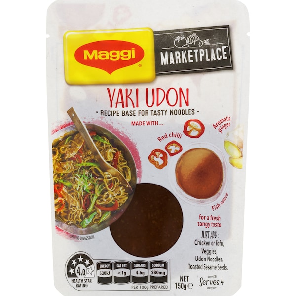 Maggi Marketplace Yaki Udon Noodle 150g