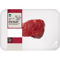 Woolworths Beef Eye Fillet Steak