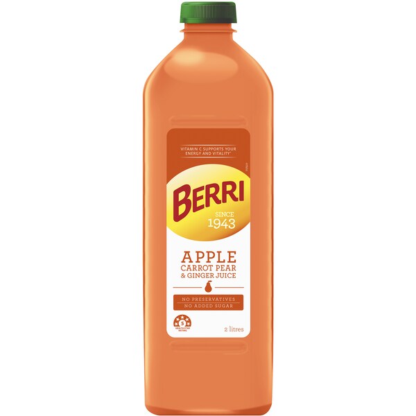 Berri Apple Carrot Pear & Ginger Juice 2l