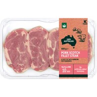 Woolworths Scotch Fillet Pork