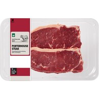 Woolworths Beef Porterhouse Steak Medium
