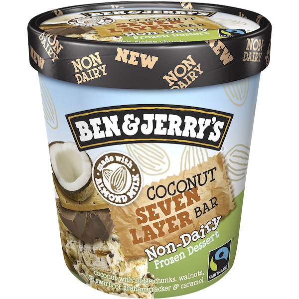 Ben & Jerry's Coconut Seven Layer Bar Non-Dairy Frozen Dessert 458ml