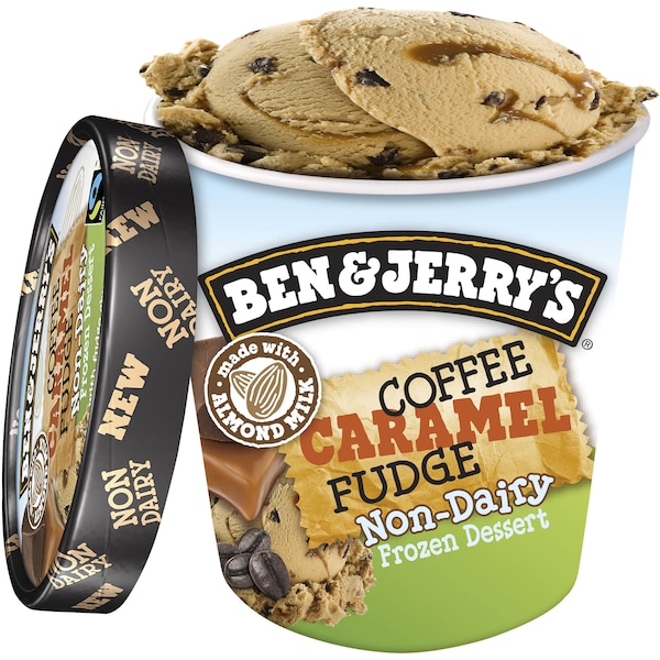 Ben & Jerry's Coffee Caramel Fudge Non-Dairy Frozen Dessert 458ml